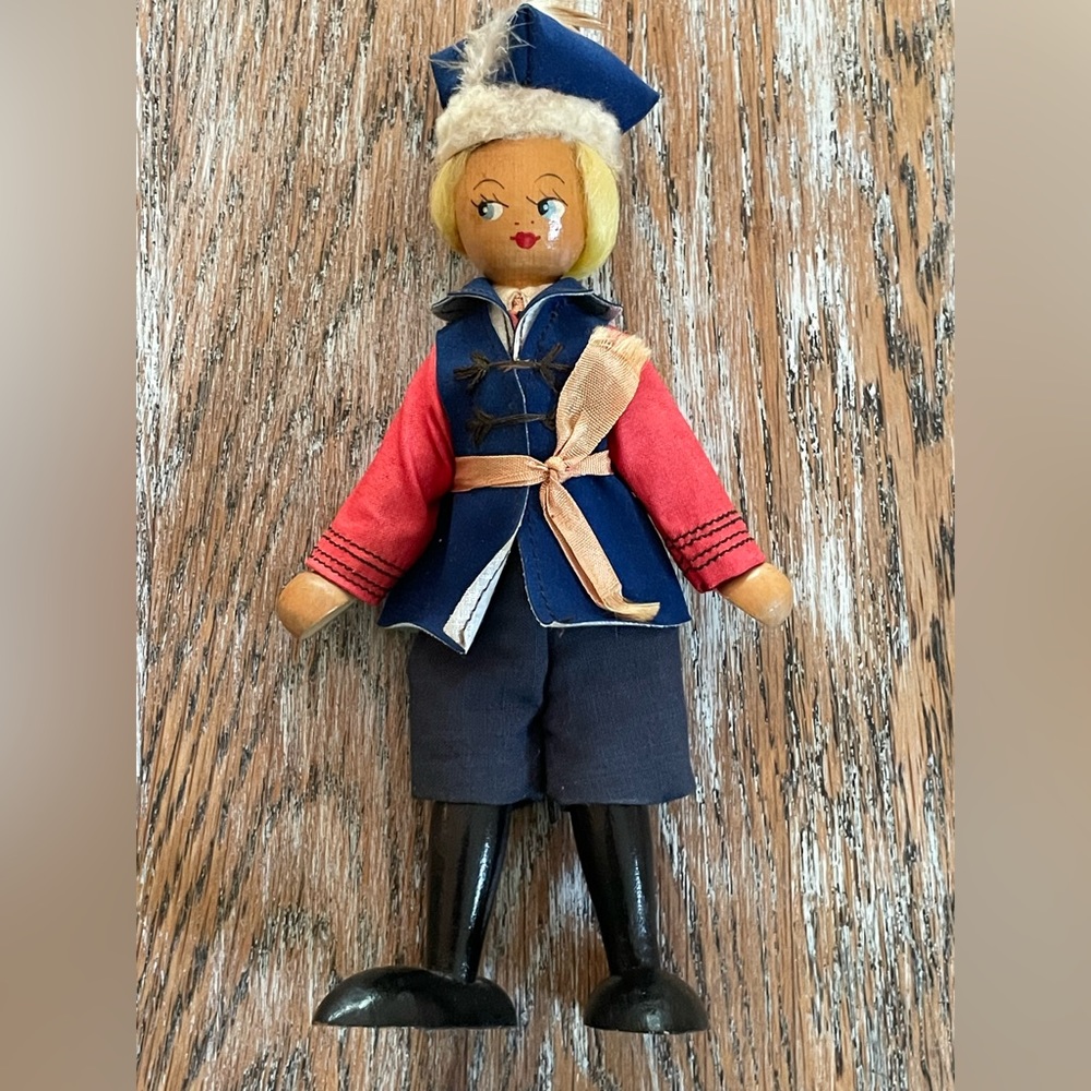 Vintage Wooden Polish Doll❤️🇵🇱 - Picture 8 of 8